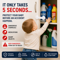 Baby Safety Starter Kit | 10 Cabinet Locks + FREE Spinner Toy